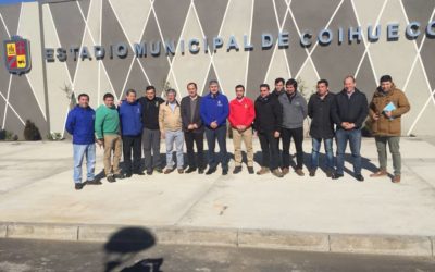 Secretario Regional de Deporte de Bulnes en importante reunión en Coihueco