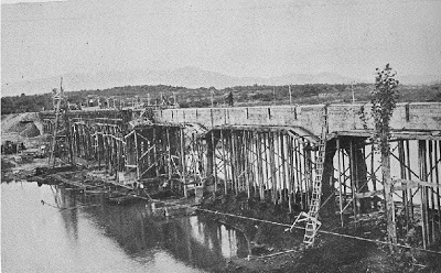 CONSTRUCCION DEL PUENTE ITATA 1929,BULNES-QUILLON