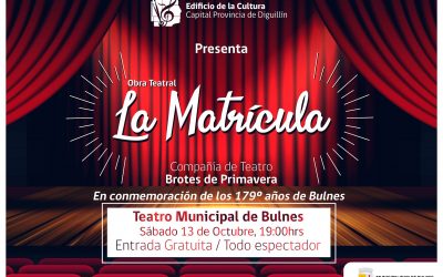 Anuncian obra de Teatro en el Edificio de la Cultura de Bulnes