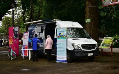 Bus de la Justicia atiende en la Plaza de Bulnes