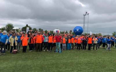 Adultos Mayores participaron en masiva actividad deportiva en Chillán