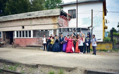 Recuperan vieja estación ferroviaria que sirve como activa sede vecinal en Bulnes