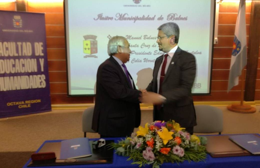 Bulnes firma valioso acuerdo de cooperación con la Universidad del Bio bío