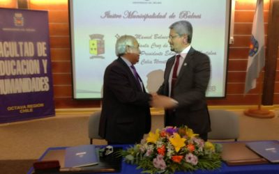 Bulnes firma valioso acuerdo de cooperación con la Universidad del Bio bío