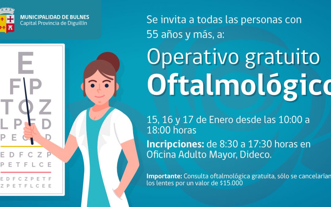 Municipio de Bulnes y Caja 18 de Septiembre abren plan oftalmológico para la comunidad local