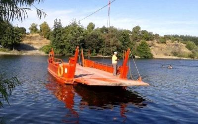 Por mantención detendrán por una semana balsa entre Bulnes y Quillón