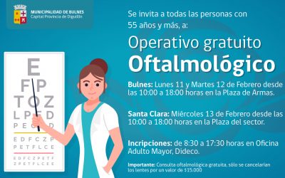Importantes beneficios oftalmológicos tienen en la actualidad Adultos Mayores de la comuna de Bulnes
