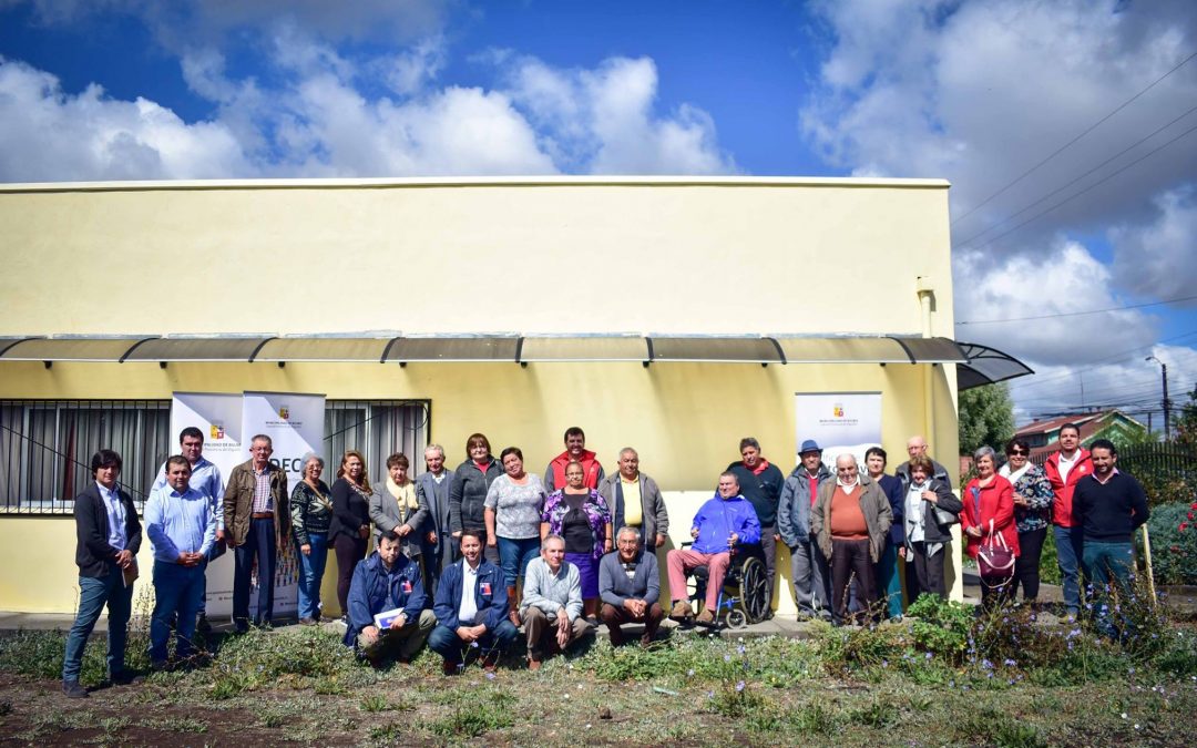 Comienza el proceso de construcción de Patio Techado en sede de Adultos Mayores de Bulnes