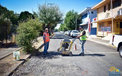Avanzan faenas para mejorar la red vial urbana y rural en Bulnes