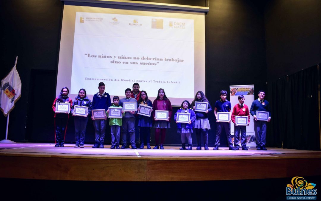 Premiación del concurso audiovisual “los niños y niñas no deberían trabajar sino en sus sueños”