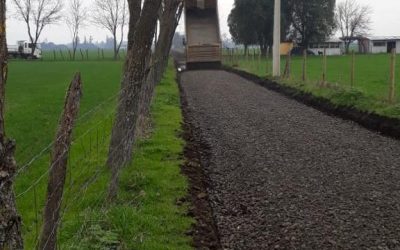 Comunidad y el municipio reparan camino vecinal Rinconada de Coltón