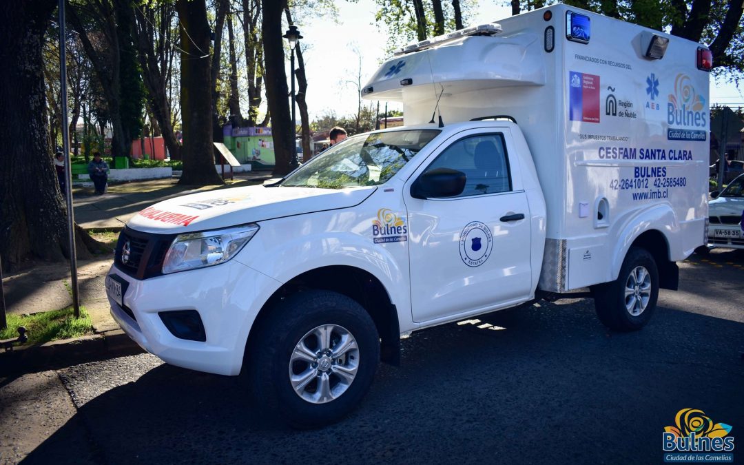 Llegó nueva y moderna ambulancia para el Cesfam de Santa Clara en Bulnes