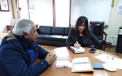 Gobernadora de Diguillin se despide del alcalde y asegura continuidad de proyectos