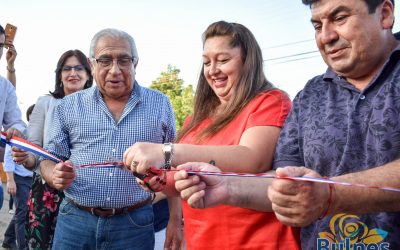 Entregaron obras de progreso para la población 11 de septiembre de Bulnes