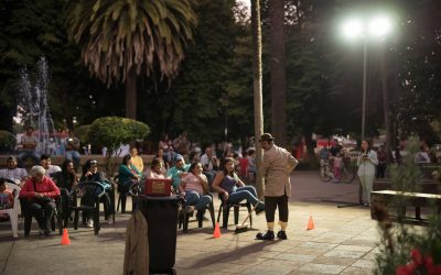 Tarde de cultura en la Plaza de Armas de Bulnes junto a la Comunidad