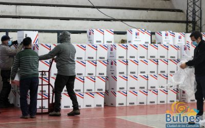 880 cajas de Alimentos para Chile llegan a la comuna de Bulnes