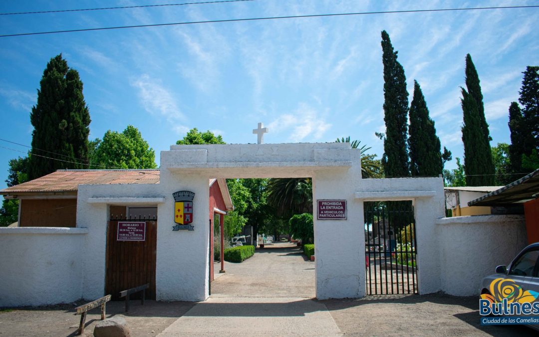 Municipalidad de Bulnes licitó reconstrucción de fachada del cementerio