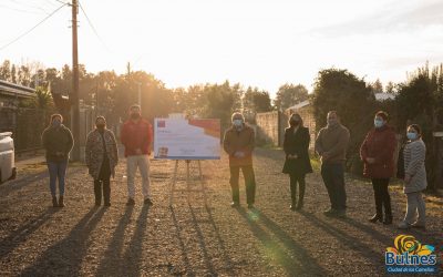 Bulnes avanza con tres proyectos de pavimentación participativa