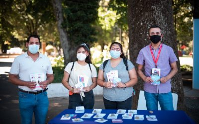 SENDA Previene y Oficina Municipal de la Juventud realizan operativo de difusión preventiva en plaza de armas