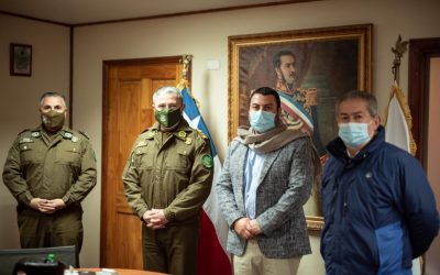 General de Zona de Carabineros visitó Bulnes para conocer planes de seguridad ciudadana