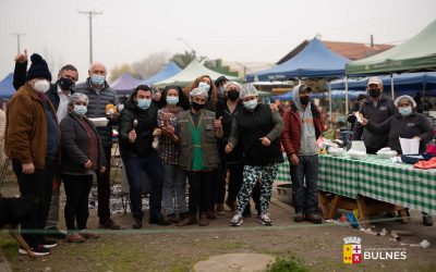 Exitosa porotada anual se llevó a cabo en Feria Libre de Bulnes