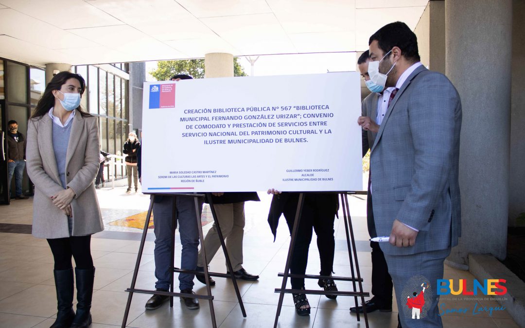 Biblioteca de Bulnes se une a la red de bibliotecas públicas de Chile