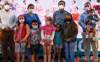 Obra de Danza el Cascanueces encantó a los vecinos de Bulnes