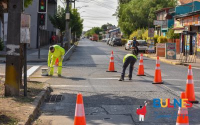 Señaléticas en intersecciones en Bulnes Urbano